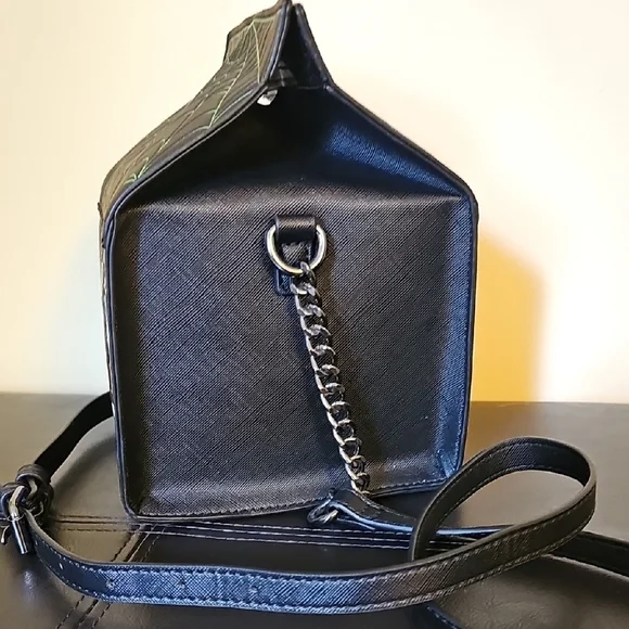 B1G1! MAD Engine Draculas Haunted House Fine By Me Crossbody Purse BNWOT - Picture 7 of 10